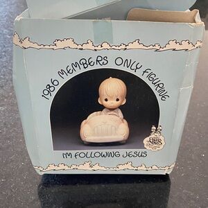 Precious Moments 'I'm Following Jesus' Child in Car Figurine
